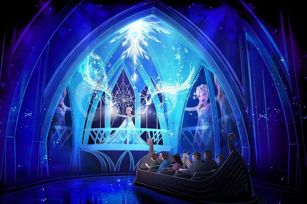 Arte conceito do Frozen Ever After